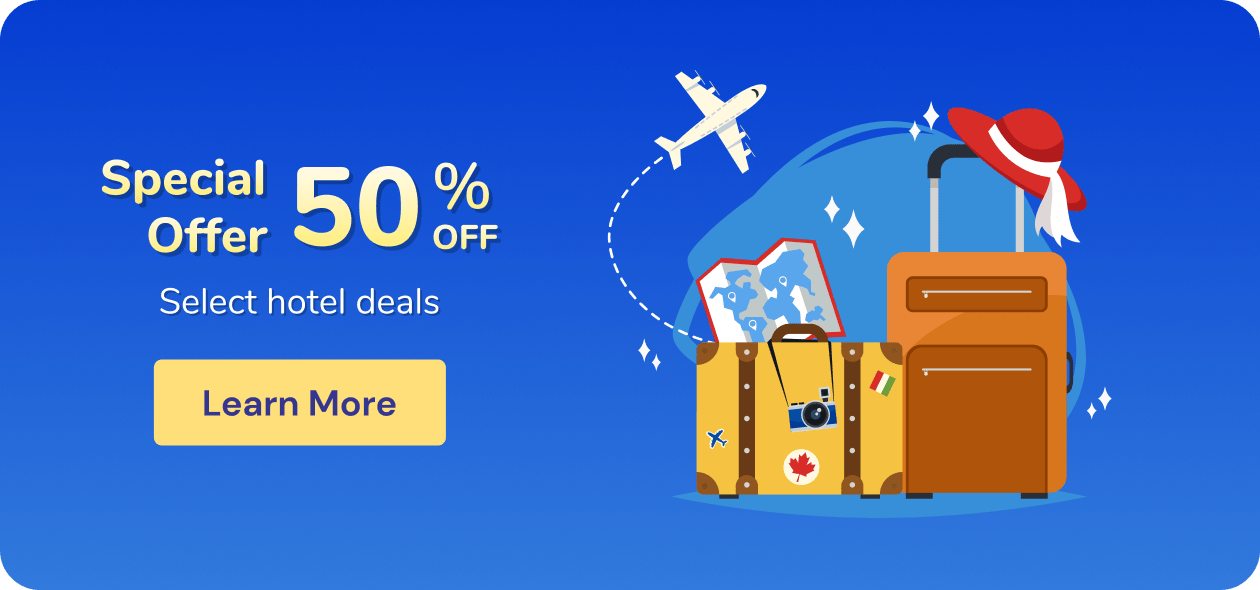 Special Offer 50% on Holidays
